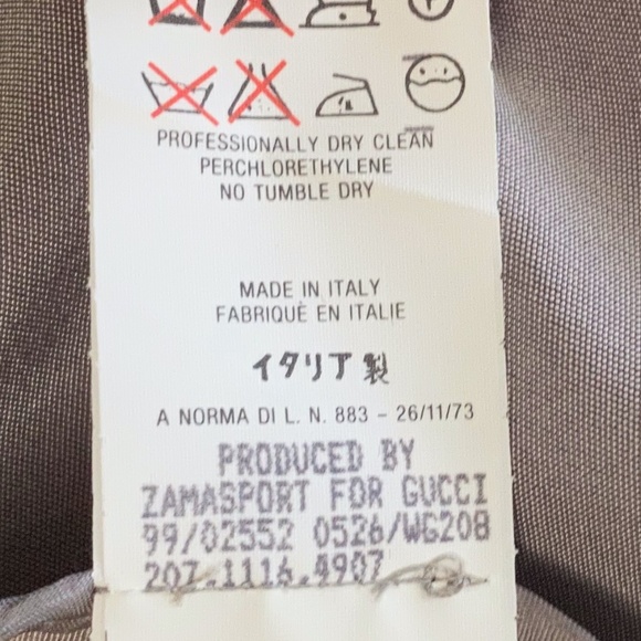 Gucci by Zamasport Vintage NWOT Silk Blazer (44/8) - Picture 6 of 15